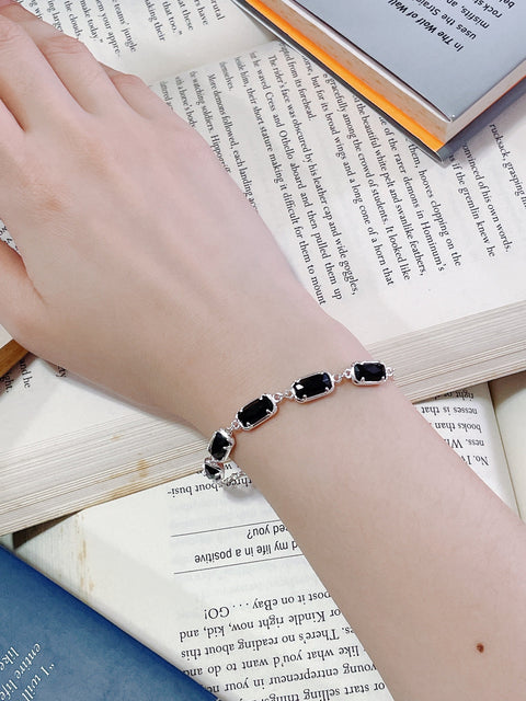 Black Onyx Link Bracelet - SF