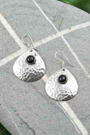 Black Onyx & Drop Earrings - SF