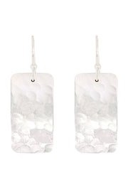 Hammered Drop Earrings - SF