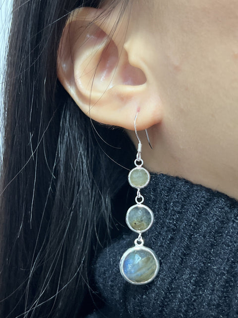 Labradorite Stephanie Earrings - SF