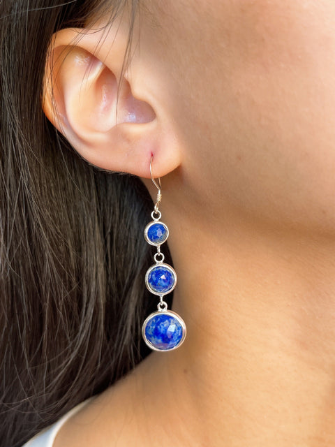 Lapis Stephanie Earrings - SF