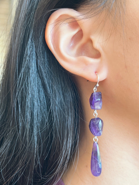 Amethyst Marni Drop Earrings - SF