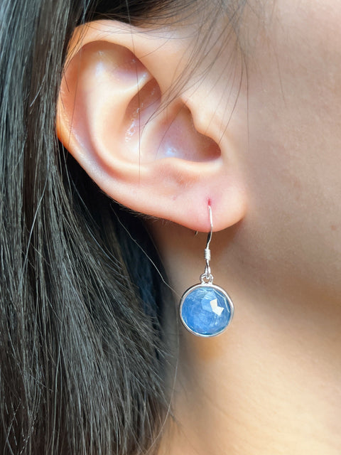 Kyanite Round Earrings - SF