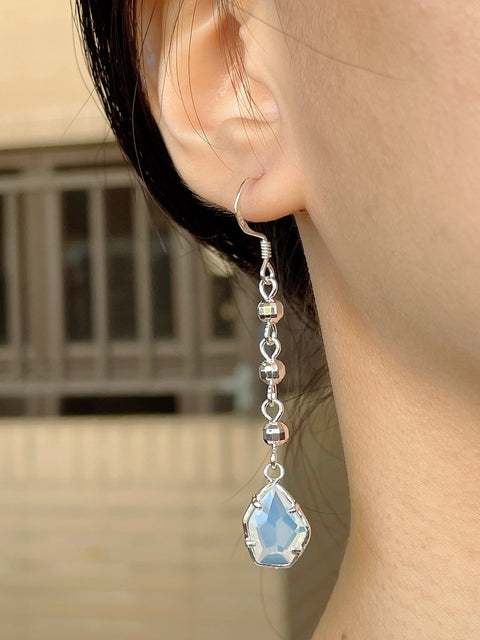 Moonstone Crystal Jenny Earrings - SF