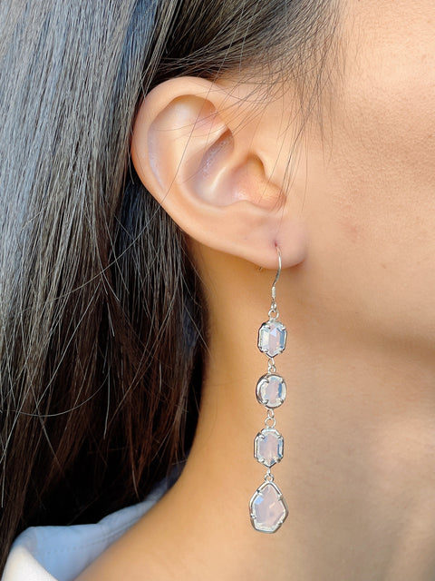 Crystal Statement Earrings - SF