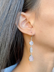 Moonstone Crystal Serena Earrings - SF