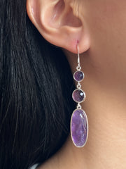 Amethyst Angelica Statement Earrings - SF