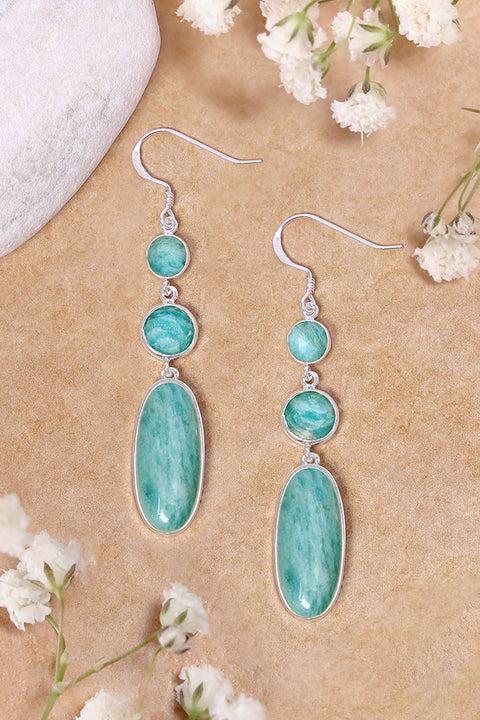 Amazonite Angelica Statement Earrings - SF