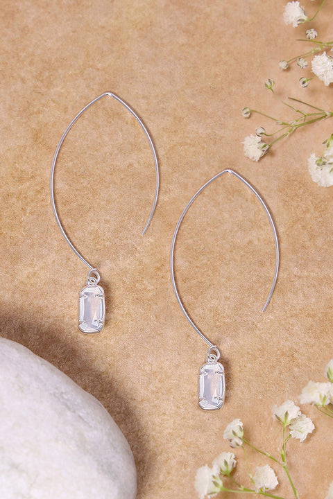 Moonstone Endless Hoop Earrings - SF