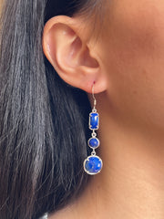 Lapis Drop Earrings - SF