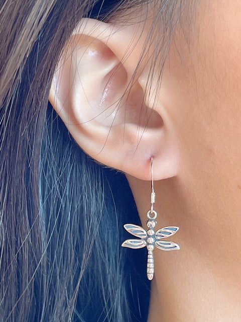 Dragonfly Drop Earrings - SF