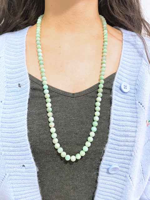 Amazonite Mala Beads Necklace - SF