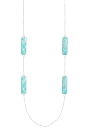 Amazonite 24" Station Necklace - SF