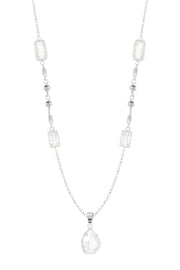 Moonstone Crystal Pendant Necklace - SF