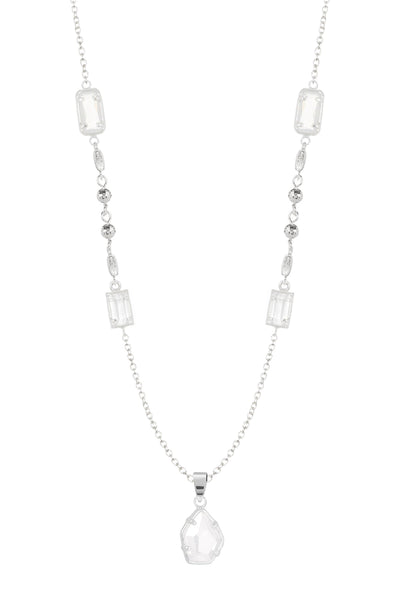 Moonstone Crystal Pendant Necklace - SF