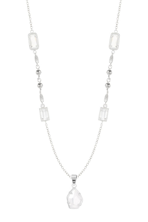 Moonstone Crystal Pendant Necklace - SF