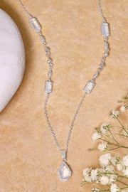 Moonstone Crystal Pendant Necklace - SF