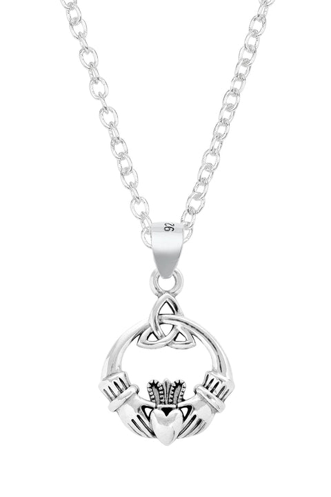 Irish Claddagh Pendant Necklace - SF