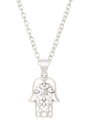 Hamsa Pendant Necklace - SF