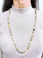 Amazonite Chakra Necklace - GF