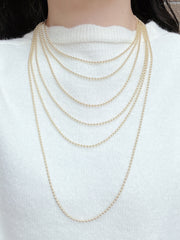 14k Gold Plated 2mm Bead Chain - GP