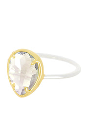 Crystal Teardrop Ring - SF