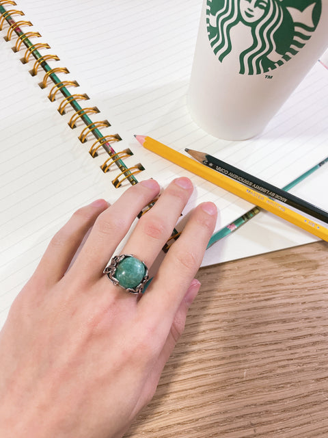 Amazonite Garden Ring - SF