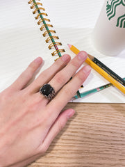 Black Onyx Garden Ring - SF