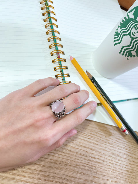 Rose Quartz Garden Ring - SF