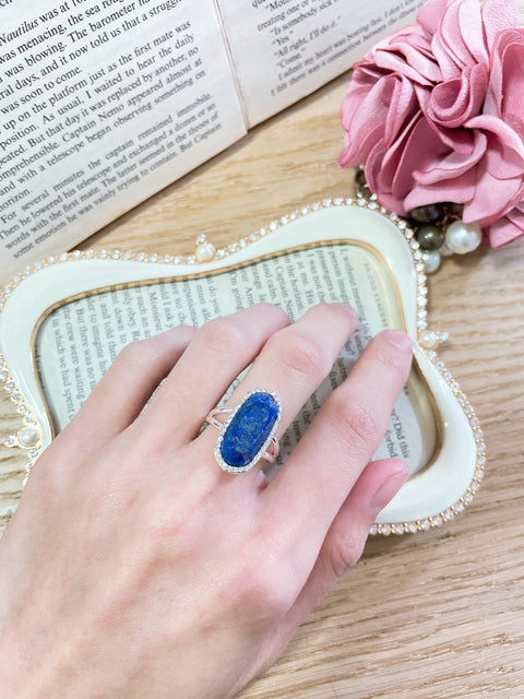 Lapis Halo Ring - SF