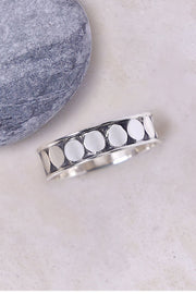 Sterling Silver Bali Band Ring - SS