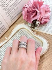 Sterling Silver Bali Scroll Ring - SS