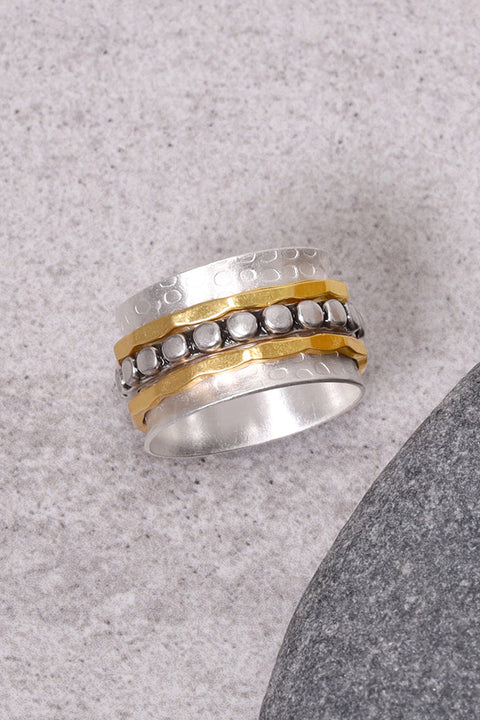 Raised Texture Spinner Ring - SF