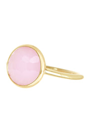 Rose Crystal Round Ring - GF