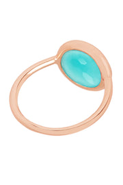 Amazonite Crystal Lollipop Ring - SF