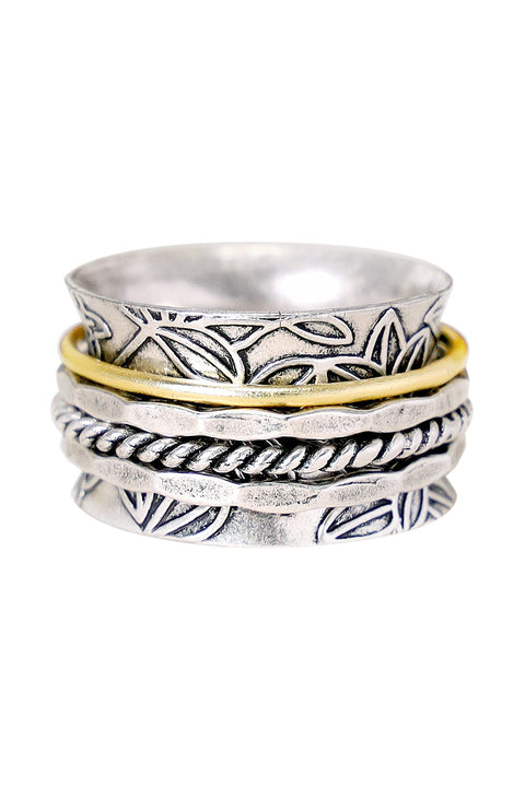 Handmade Bali Style Spinner Ring - SF