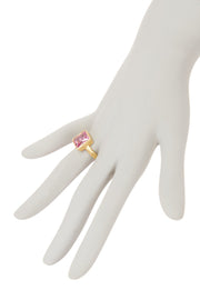 Pink CZ Statement Ring - GF