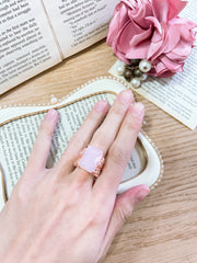 Rose Crystal Garden Ring - SF