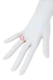 Opal Cotton Candy Ring In Rose Gold- SF