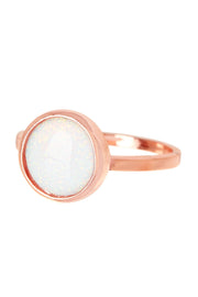 Opal Cotton Candy Ring In Rose Gold- SF