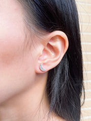 Moon Post Earrings - SF