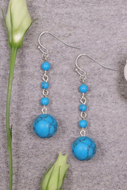 Turquoise Mesa Dangle Earrings - SF