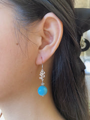 Turquoise Arapahoe Earrings - SF