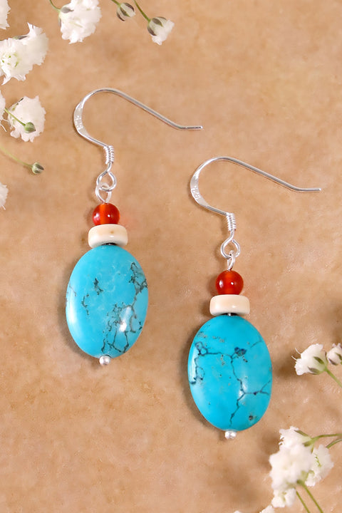 Turquoise Brighton Earrings - SF