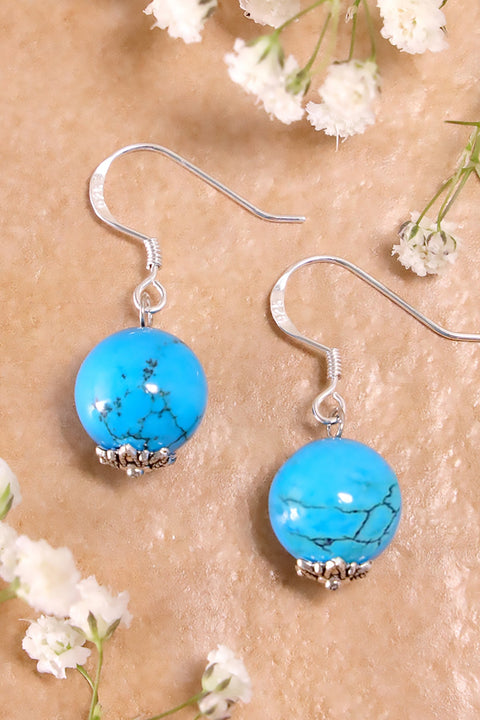 Turquoise Cortez Earrings - SF