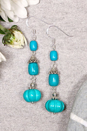 Turquoise Cassandra Earrings - SF