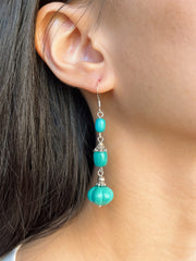 Turquoise Cassandra Earrings - SF