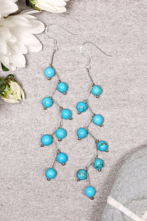 Turquoise Grayson Earrings - SF