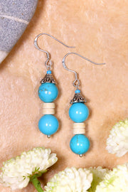 Turquoise Drop Earrings - SF