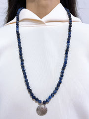 Lapis Mala Beads Necklace - SF